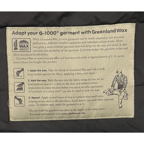 Fjallraven Women's G-1000 Vidda Pro Jacket for Wax Snow Coat Wool Insulated M - Picture 10 of 12